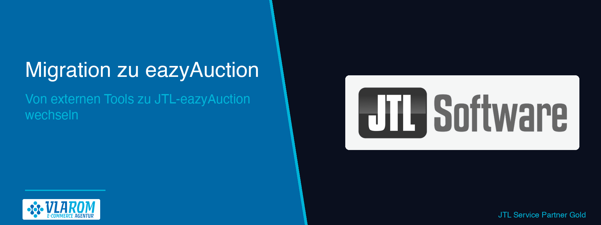 eazyauction-migration-wechsel-hero-blog JTL-Wawi-Oberflaeche mit eazyAuction-Marktplatz-Konfiguration und Sync-Status fuer Amazon und eBay