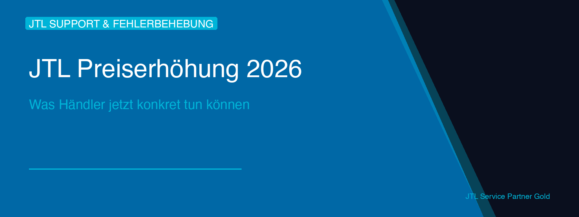 Händler prüft JTL-Tarife am Laptop, JTL-Wawi-Oberfläche im Hintergrund
