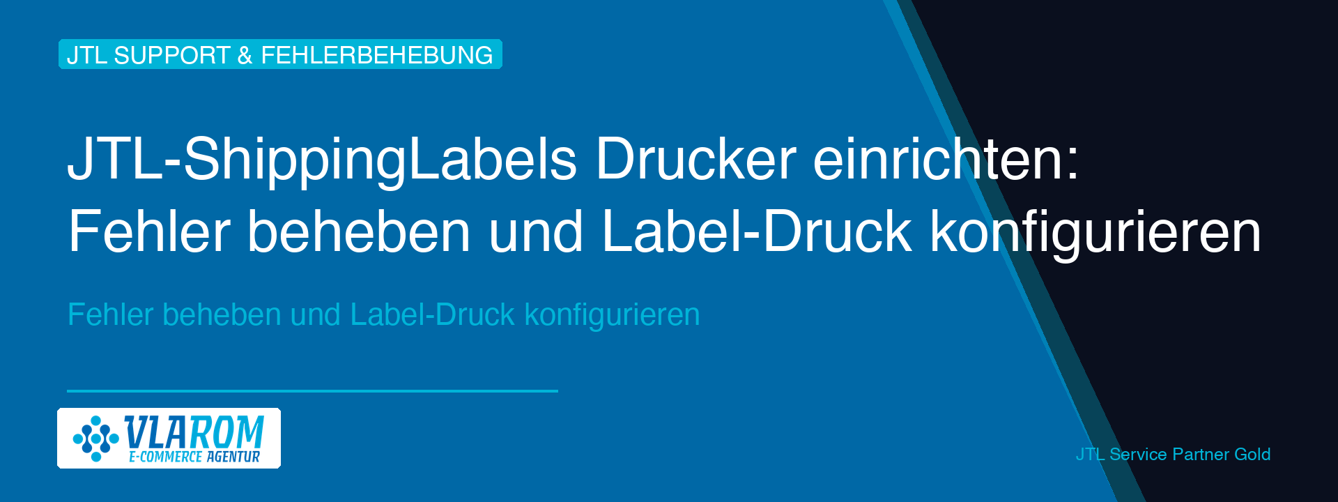 jtl-shippinglabels-drucker-einrichten-hero-blog JTL-ShippingLabels Drucker-Einstellung im WMS mit Zebra-Thermodrucker im Hintergrund