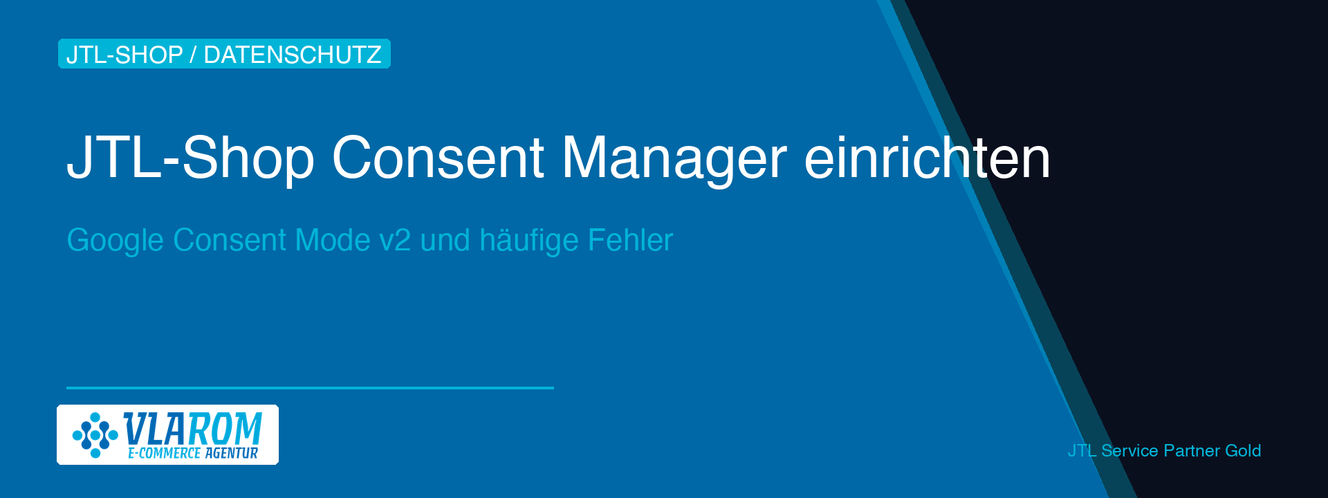 JTL-Shop Backend Consent Manager Konfigurationsansicht mit Cookie-Banner-Einstellungen