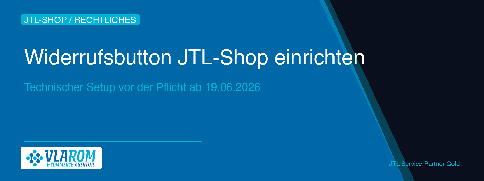 jtl-shop-widerrufsbutton-einrichten-hero-blog JTL-Shop Admin-Backend mit Einstellungen für den Widerrufsbutton, Menü Darstellung und Spezialseite Online-Widerrufsformular