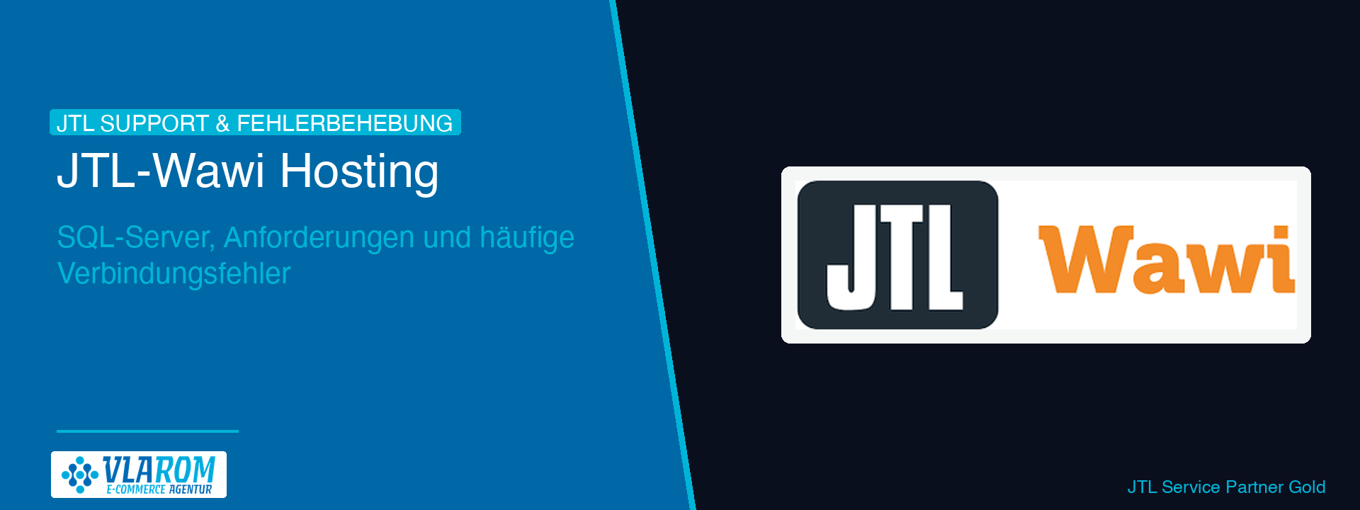 JTL-Wawi auf einem Datenbankserver mit SQL-Server-Oberfläche und Netzwerkdiagramm