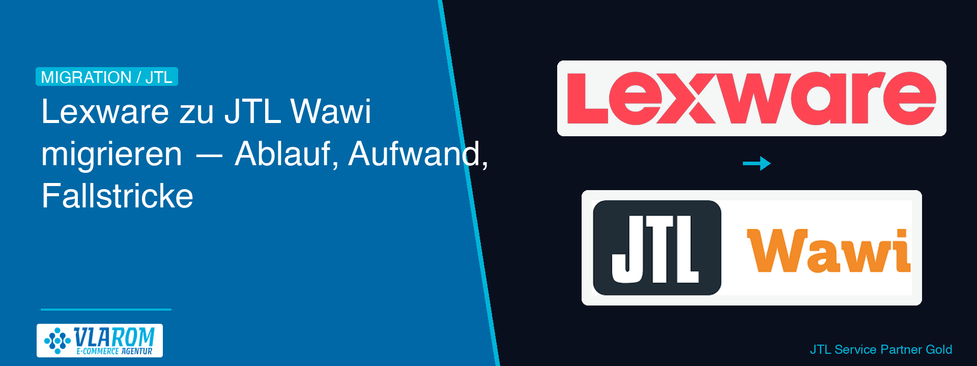 Lexware zu JTL Wawi migrieren — Ablauf, Aufwand, Fallstricke — Hero-Bild