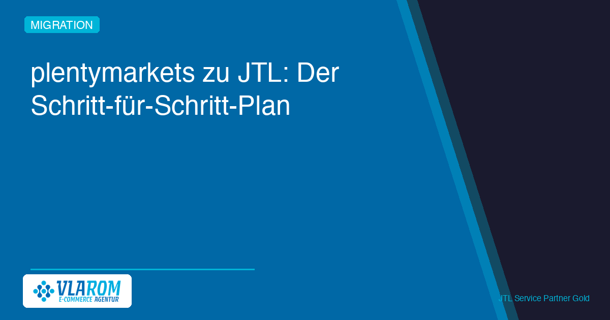 plentymarkets-zu-jtl-migration-schritt-fuer-schritt plentymarkets-Oberfläche links, JTL Wawi rechts — Migration Schritt für Schritt Aktionsplan