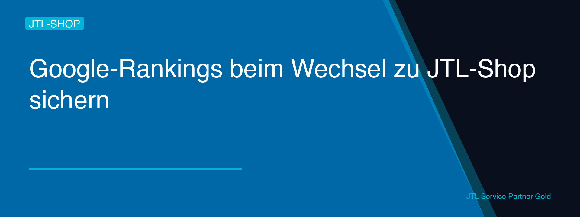 seo-rankings-jtl-shop-wechsel-hero-blog-1 Google-Suchergebnisse auf einem Monitor, daneben JTL-Shop-Backend mit geöffnetem SEO-Weiterleitungs-Menü