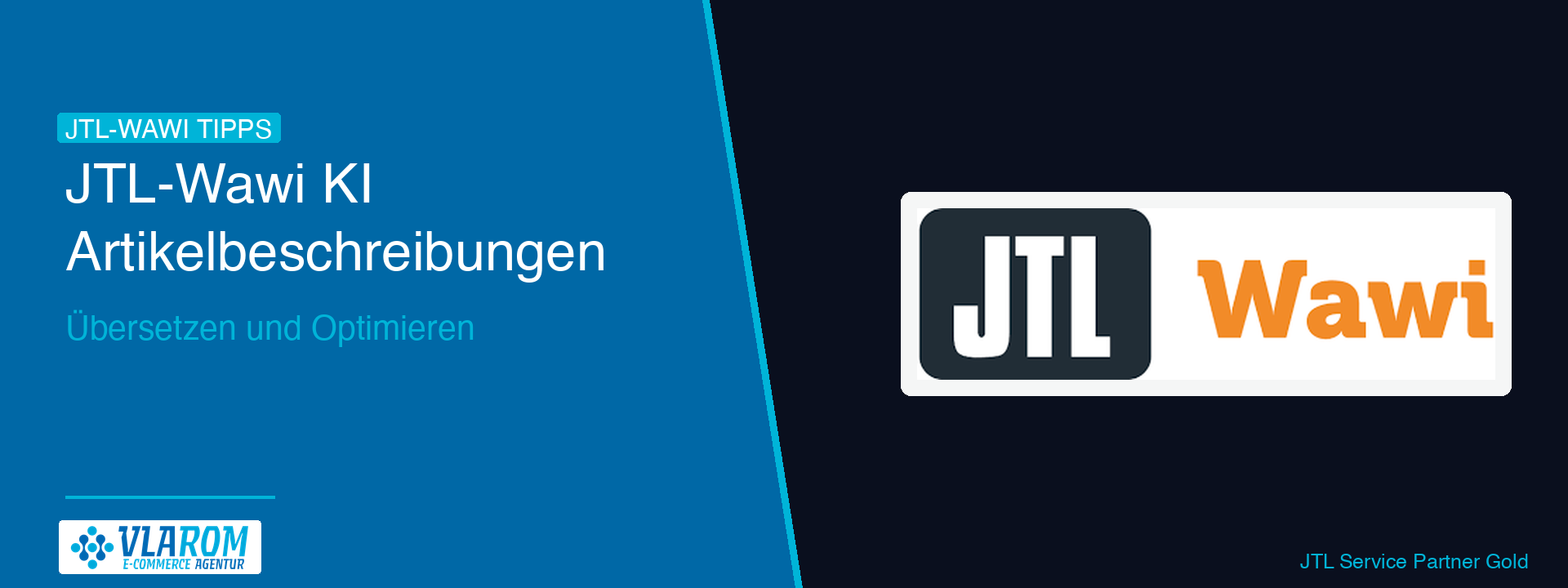 jtl-wawi-ki-artikelbeschreibungen-hero-blog-1 JTL-Wawi Artikelstammdaten geöffnet, Reiter Beschreibung mit KI-Vorschlag-Button sichtbar