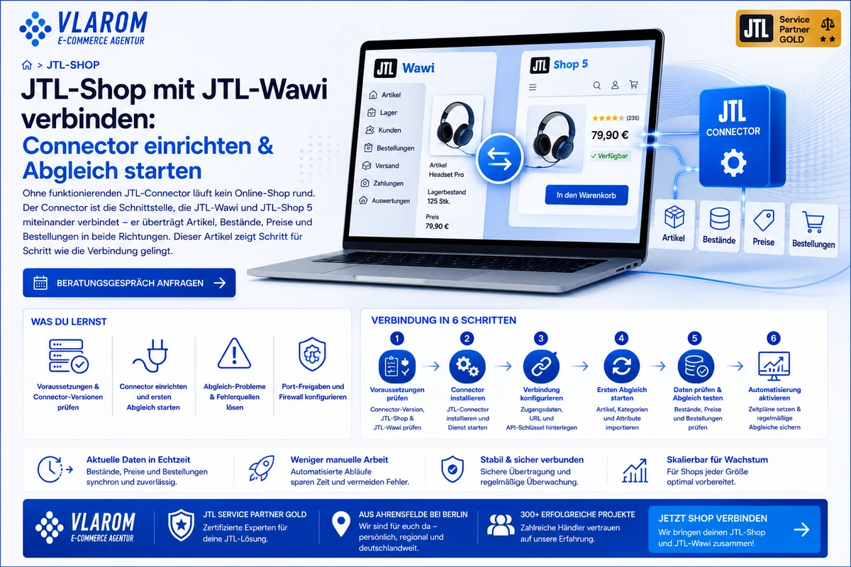 JTL-Shop Wawi Verbinden