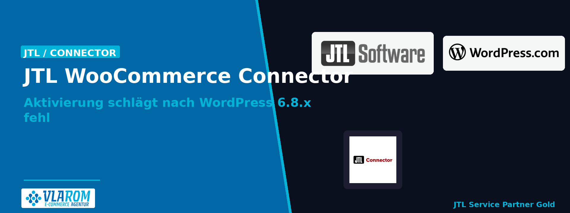 JTL WooCommerce Connector Plugin-Seite im WordPress-Backend, Aktivieren-Button ohne Reaktion nach WP 6.8-Update