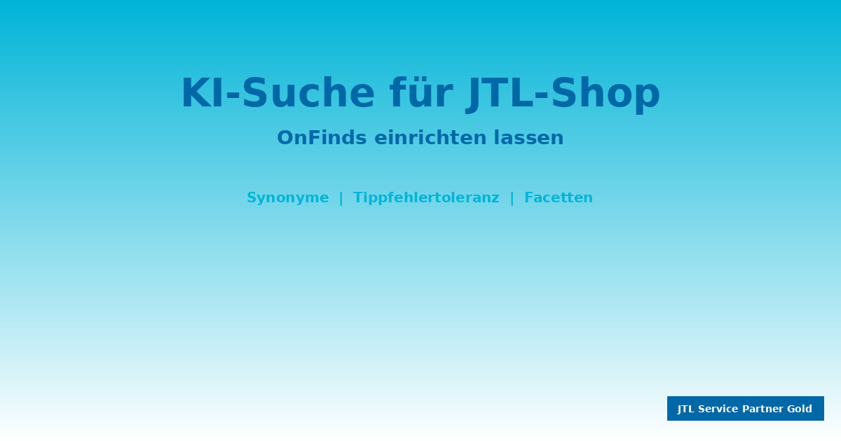onfinds-ki-suche-hero KI-Suche für JTL-Shop mit OnFinds — Einrichtung durch Vlarom E-Commerce Agentur, JTL Service Partner Gold