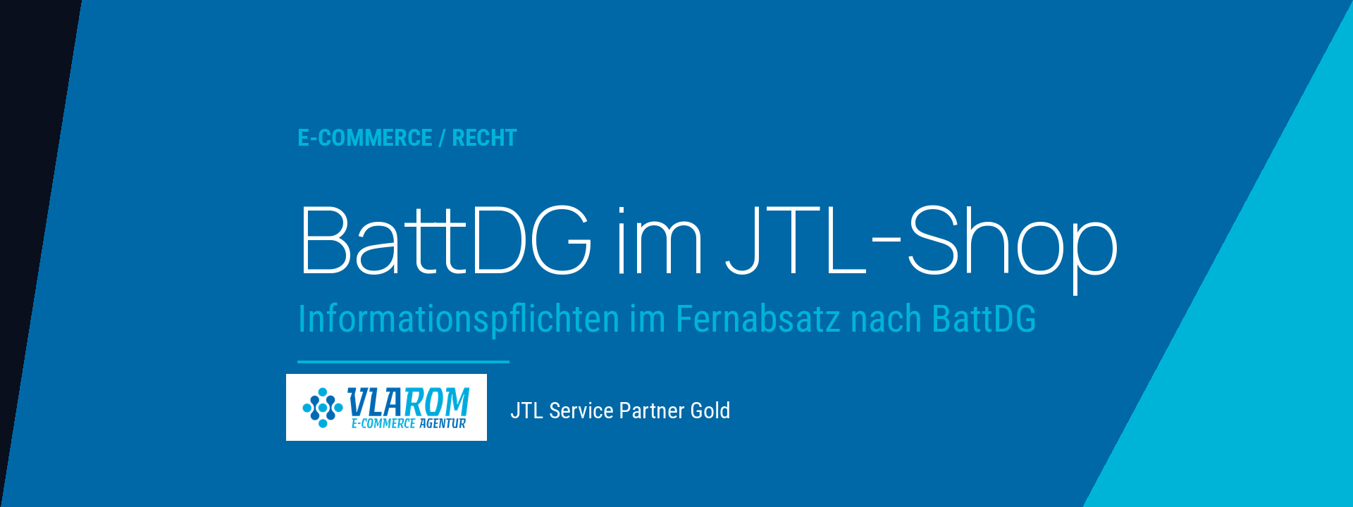 Batteriegesetz BattDG Informationspflichten im JTL-Shop: Fernabsatz-Hinweis, Rücknahme und Kennzeichnung für Onlinehändler