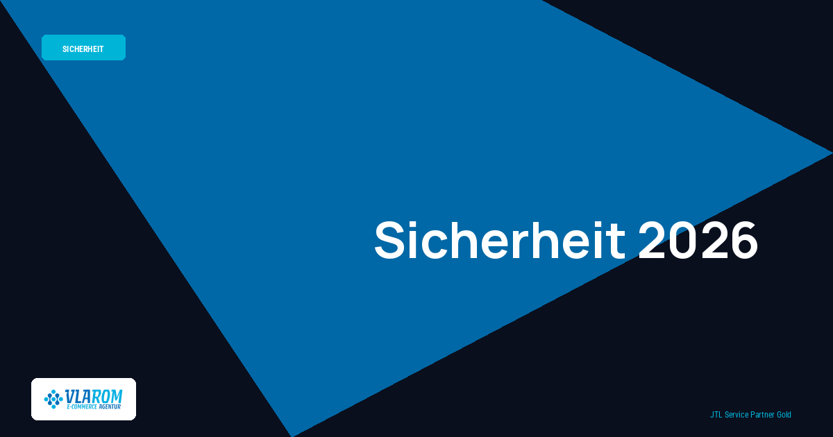 JTL-Shop-Sicherheitslücken 2026 – Sammelseite der Vlarom E-Commerce Agentur